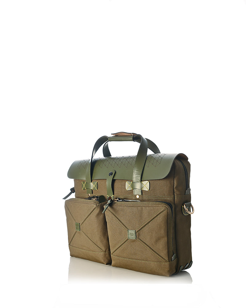 FOREST CRISS CROSS LAPTOP BAG 13"