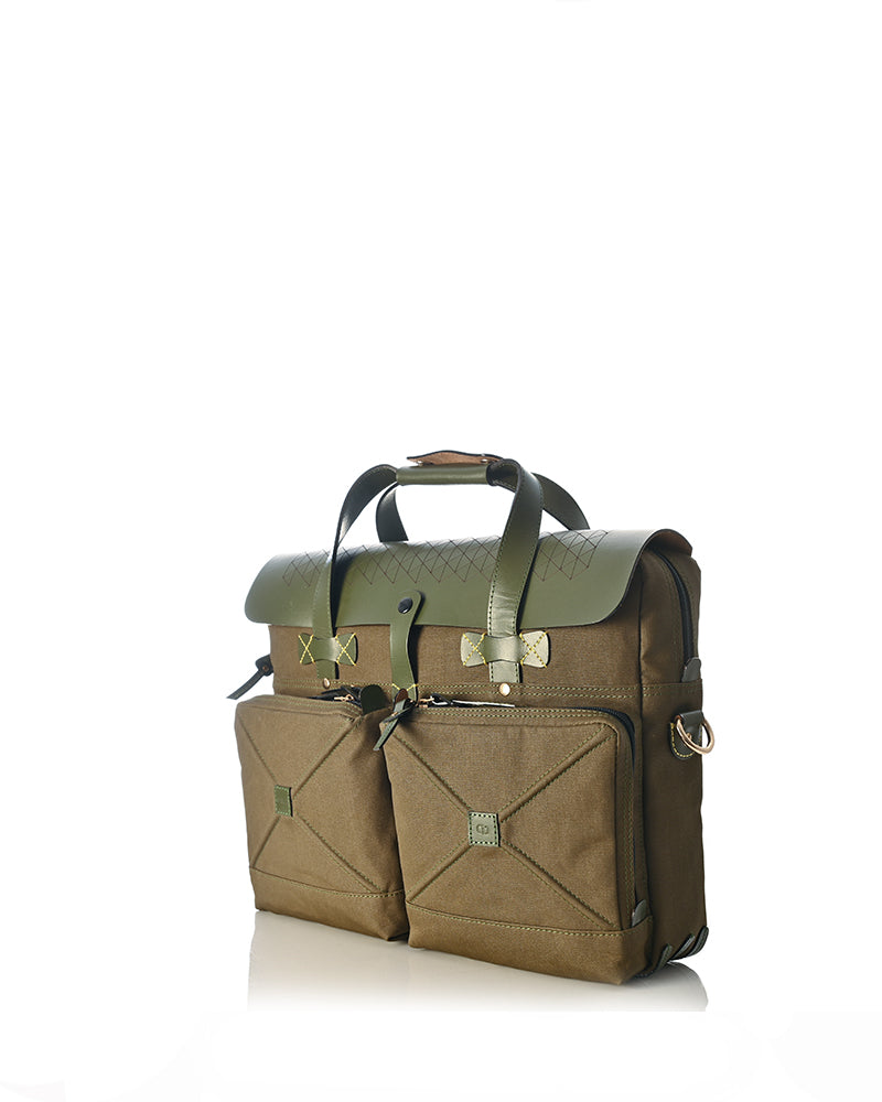 FOREST CRISS CROSS LAPTOP BAG 15