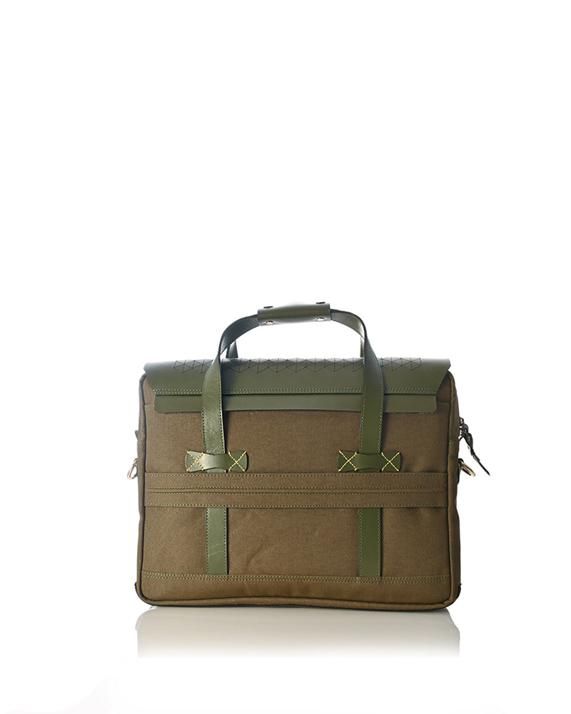 FOREST CRISS CROSS LAPTOP BAG 13"