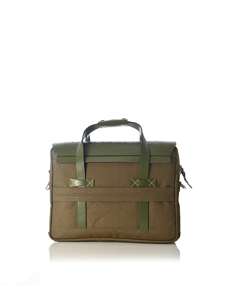 FOREST CRISS CROSS LAPTOP BAG 15"