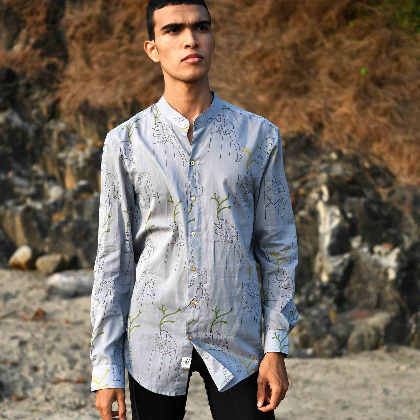 TEMPEST BLOOM SHIRT – GREY FS