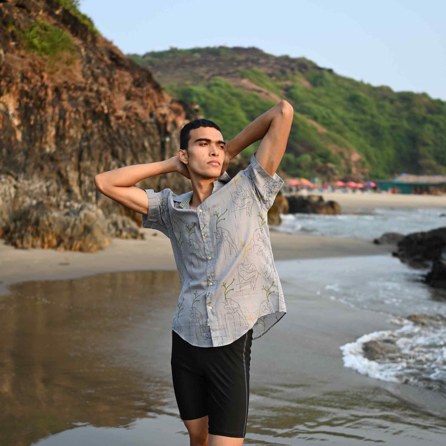 TEMPEST BLOOM SHIRT – GREY HS