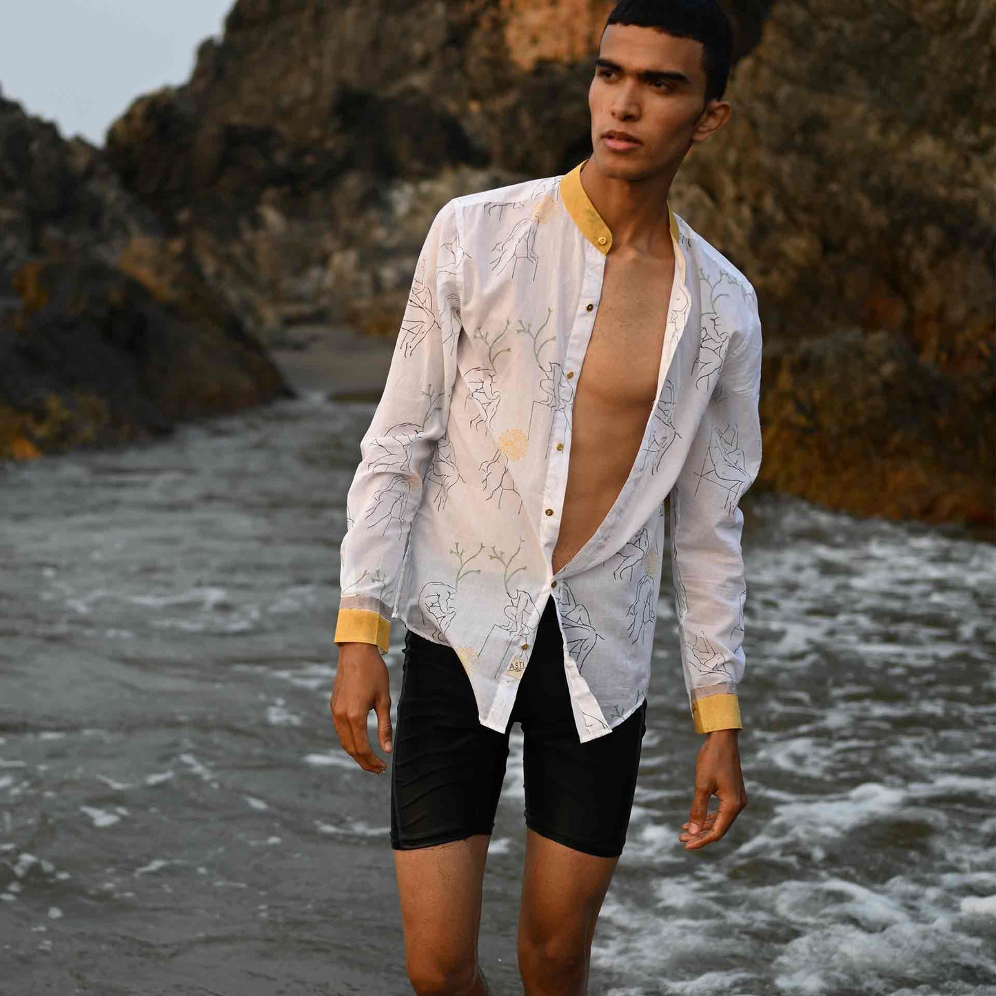 TEMPEST BLOOM SHIRT – WHITE FS