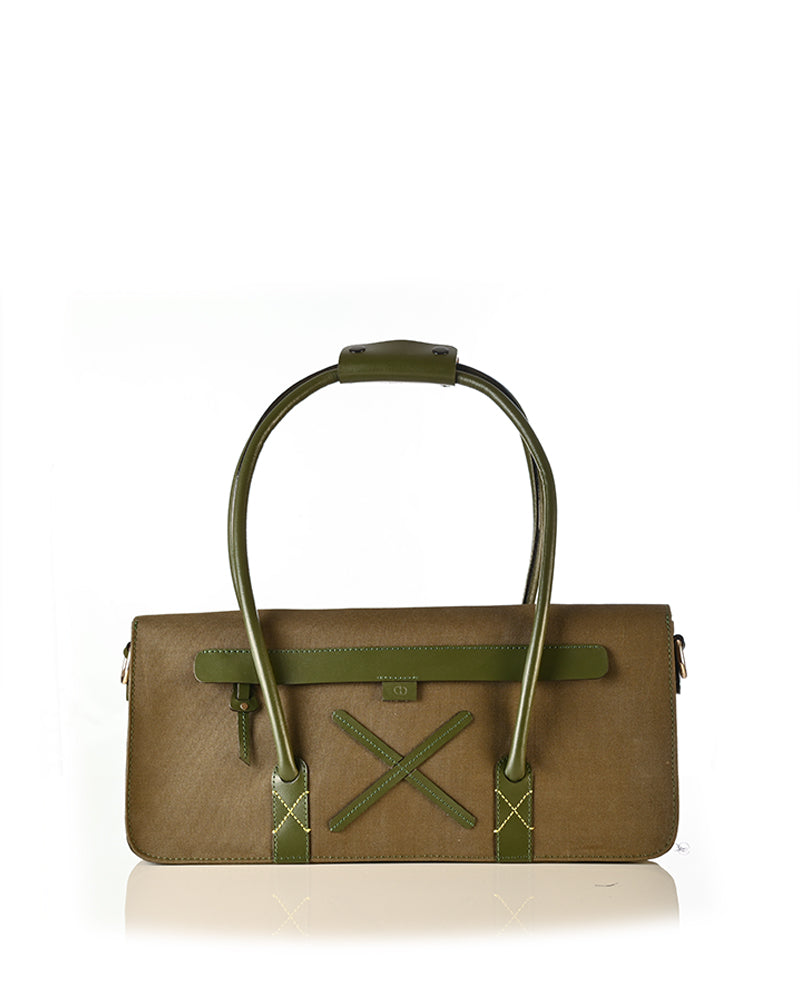 FOREST CRISS CROSS HANDBAG 1