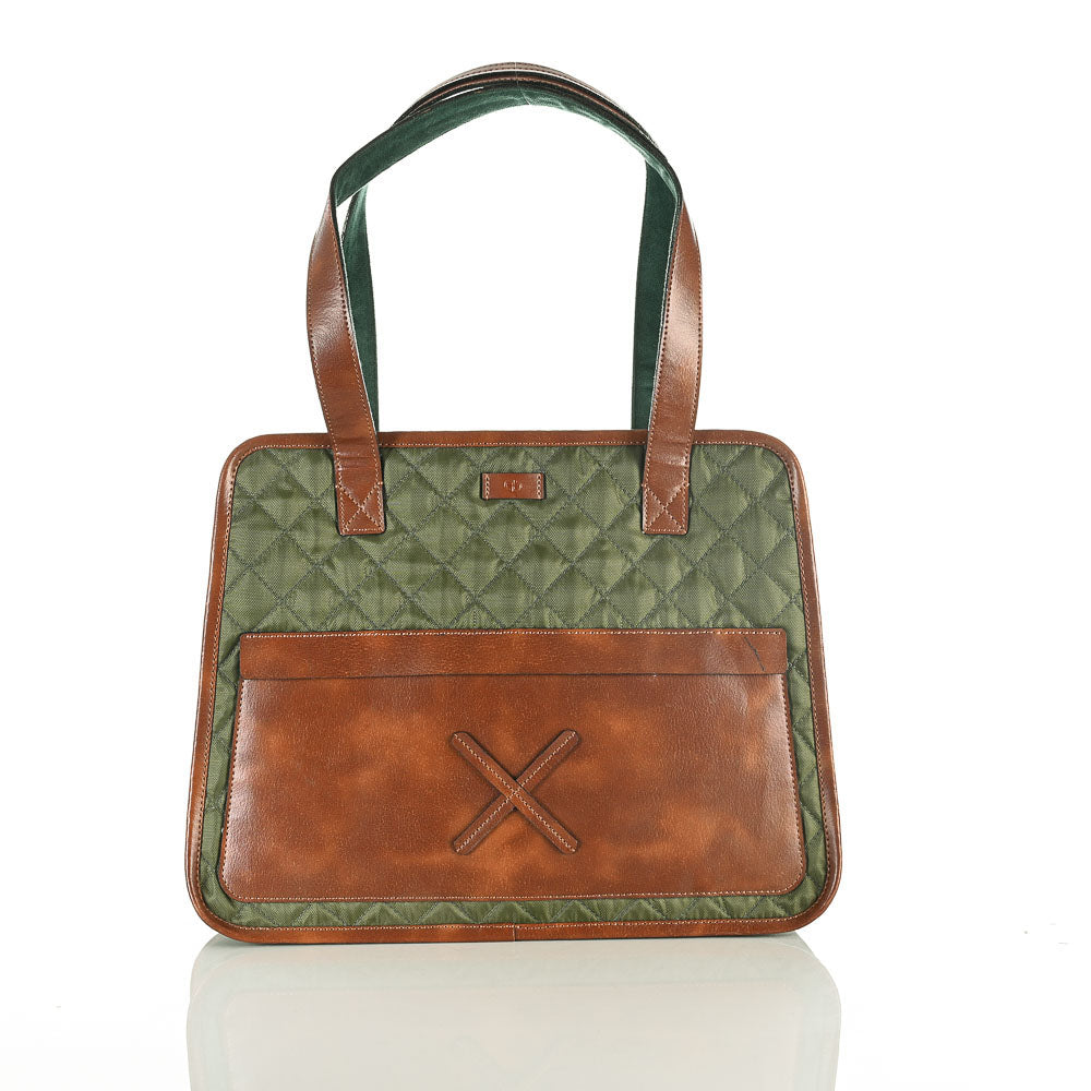 FOREST CRISS CROSS TOTE BAG 3