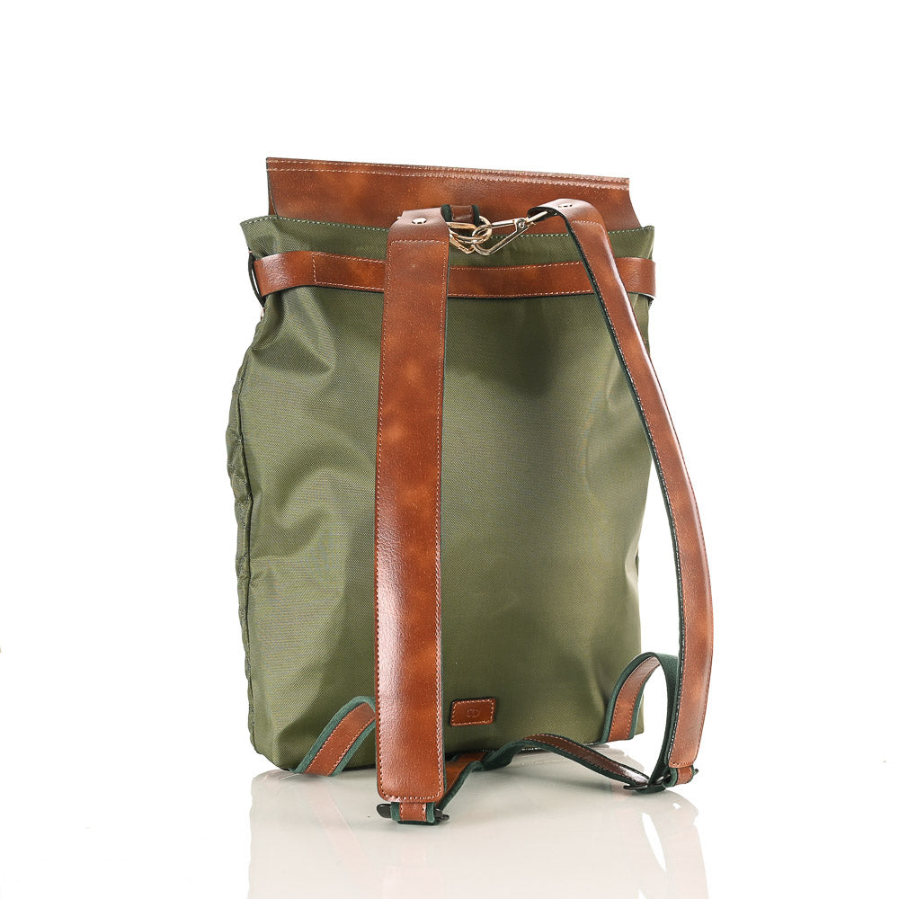 FOREST CRISS CROSS TOTE BAGPACK