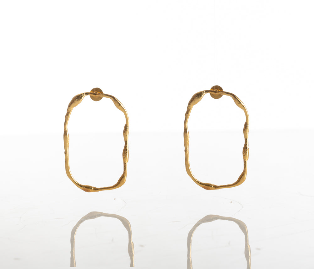 DAWN OVAL EARRINGS