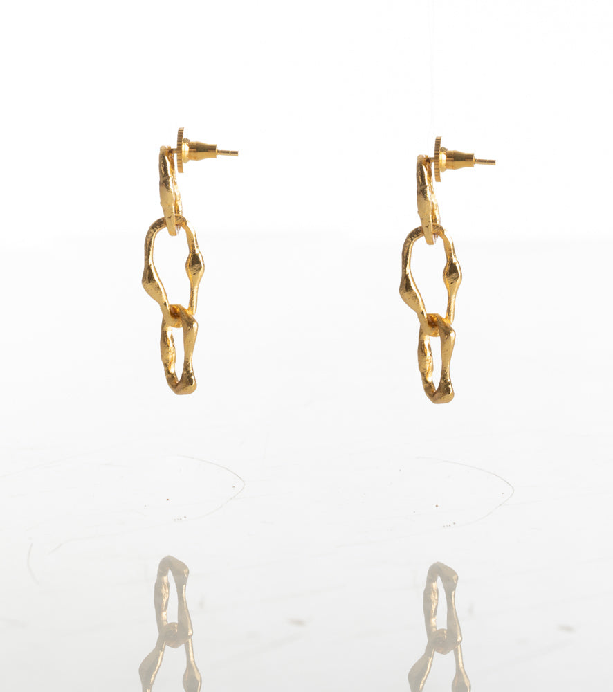 DAWN TRIPLE LINK EARRINGS