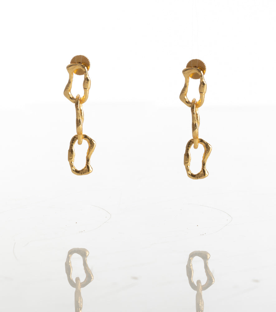 DAWN TRIPLE LINK EARRINGS