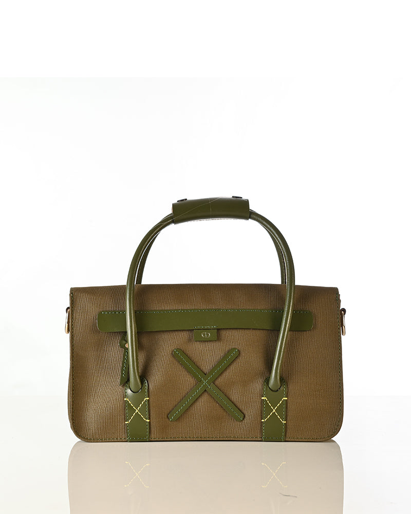 FOREST CRISS CROSS HAND BAG 2