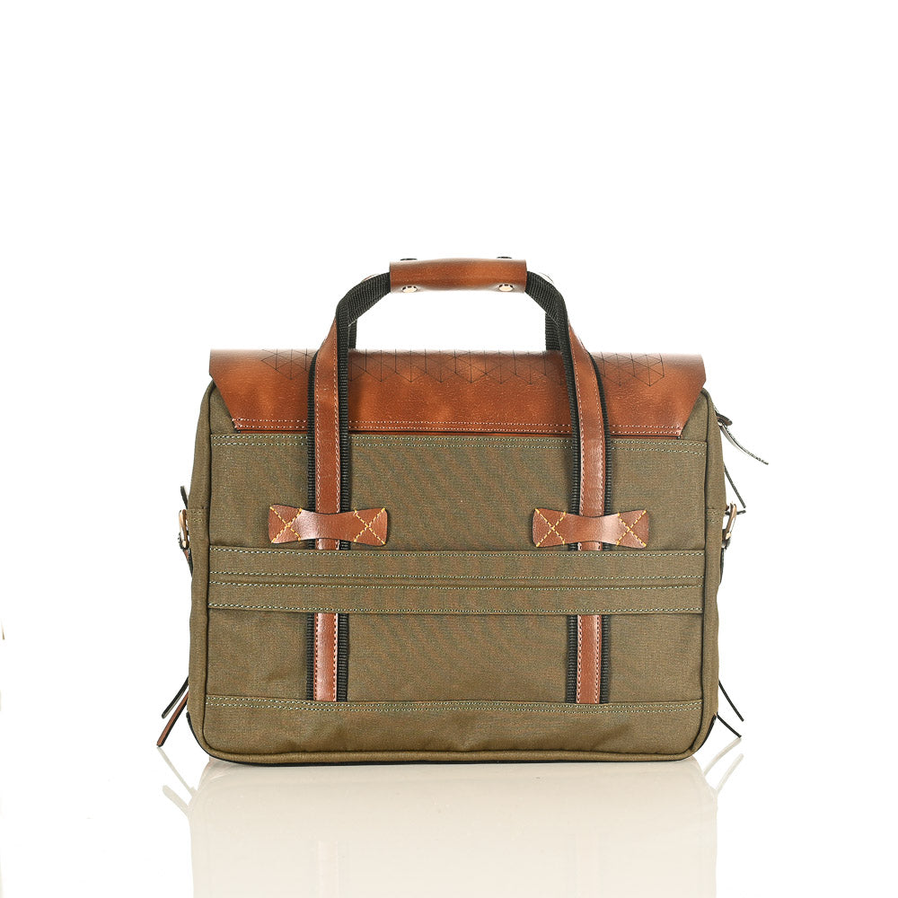 FOREST CRISS CROSS LAPTOP BAG 13"